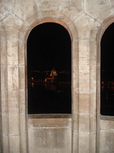 The parliament from Fishermen's Bastion