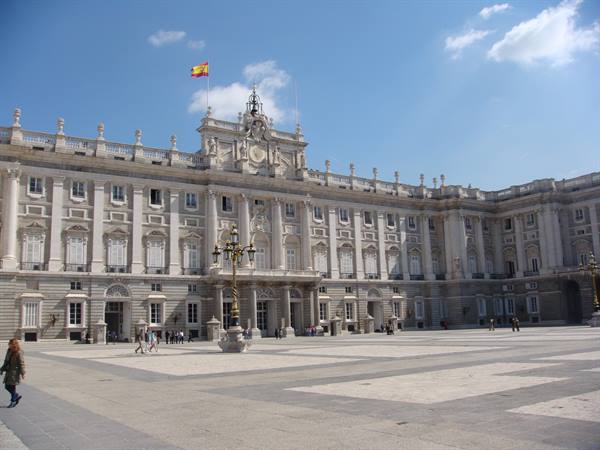 In the Royal courtyard