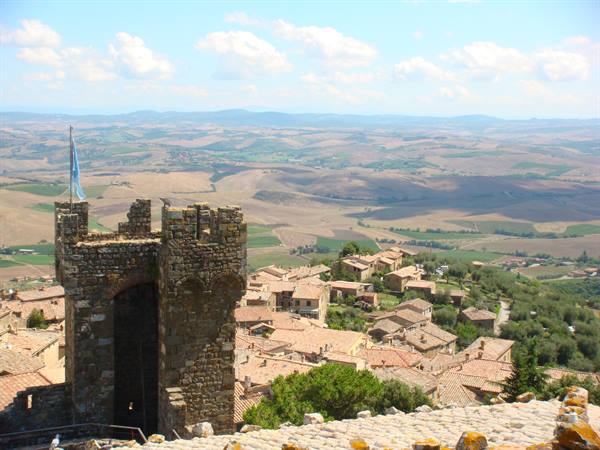 Montalcino from the fortress