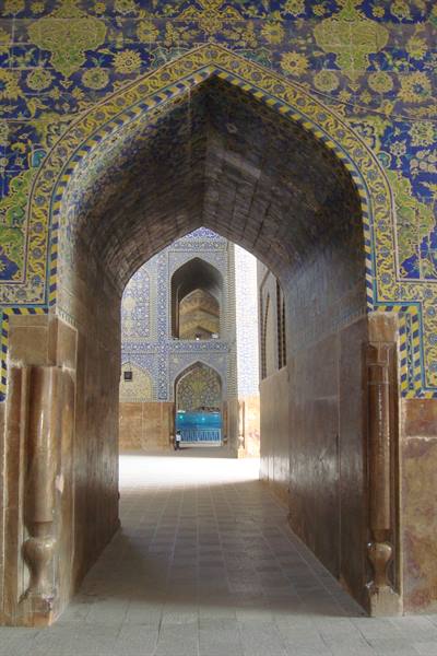 Isfahan Imam Square detail of the portals