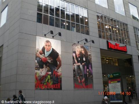 modern signs in the centre
