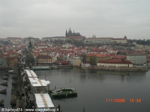 Charles Bridge seen from above