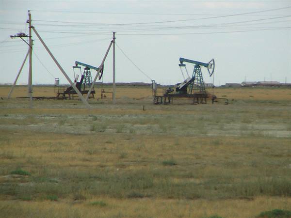 oil wells