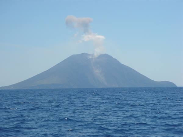 Stromboli from the Sea