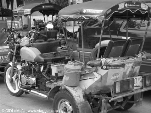 Tuk-tuk in Black and White, Asian curiosity