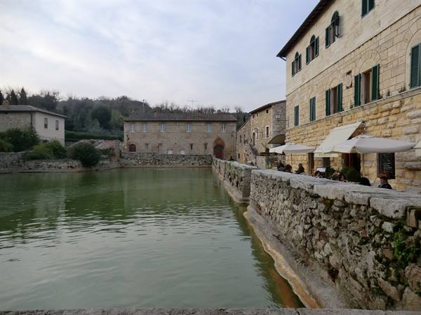 Bagno Vignoni, thermal pool