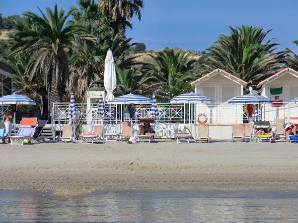 Beach at the Parco dei Principi hotel