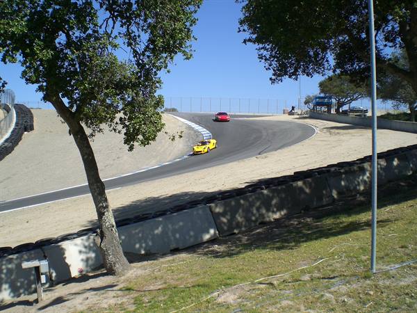 Laguna Seca, the legendary corkscrew!