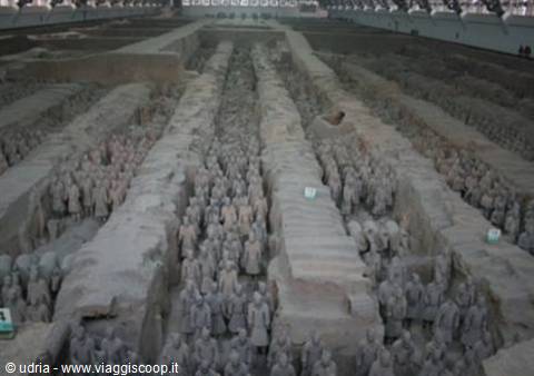 Terracotta Army: thousands of clay soldiers inside excavation pits in Xi'an