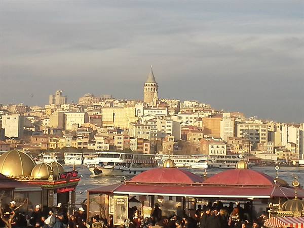 ISTANBUL - Panorama with the Galata Tower
