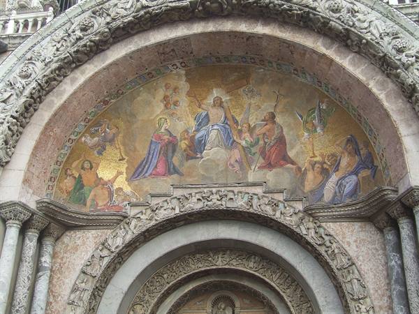 VENICE -Detail of St Mark's Basilica
