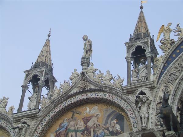 VENICE -Detail of St Mark's Basilica