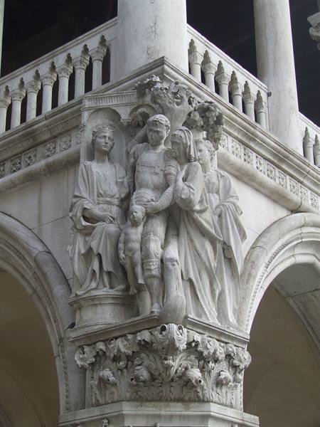 VENICE - Detail of the Doge's Palace