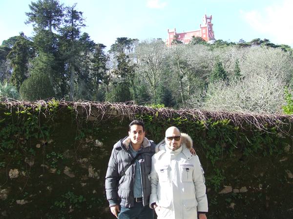 Sintra - With our friend Domenico
