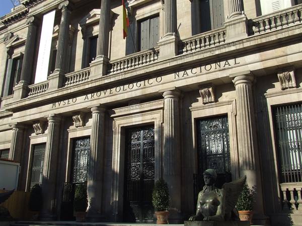 MADRID - Facade of the Archaeological Museum