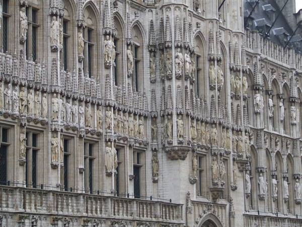 BRUSSELS - Hotel de Ville: detail