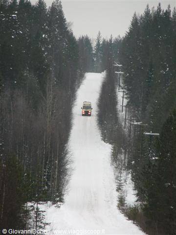 as if from a ski jump