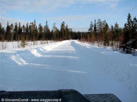 The road is like a bobsled track