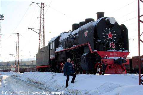 Here is a historic locomotive