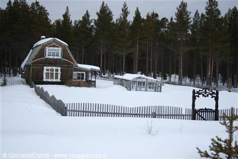 One of the rare well-kept wooden dachas