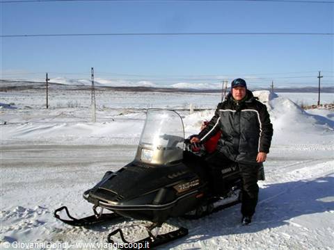 A nice snowmobile excursion