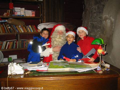 with santa