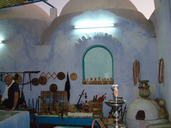 interior of a Nubian house