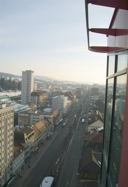 View from the panoramic tower (La Chaux de Fonds)