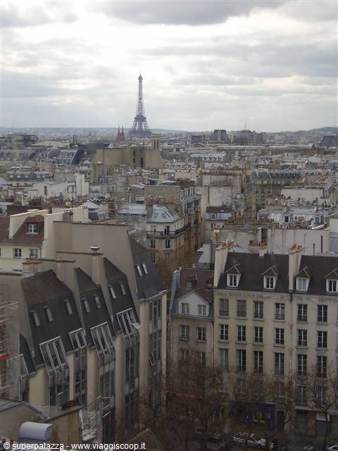 BEAUTIFUL VIEW FROM THE POMPIDOU CENTRE