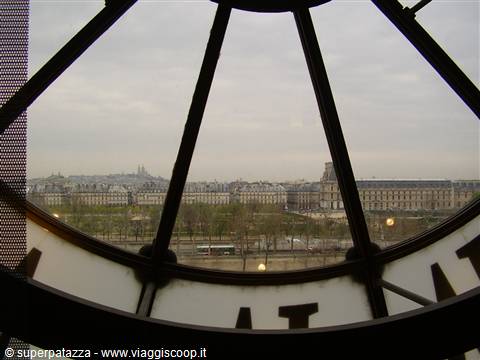 FROM THE ORSAY MUSEUM: VIEW OF THE LOUVRE