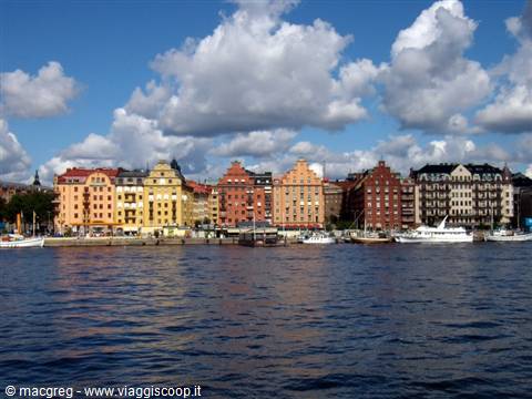 Stockholm city on the water