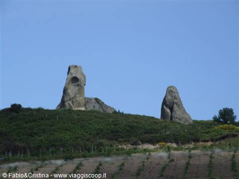 The Male and Female Menhirs (from Breton Men = Stone and Hir = Long)