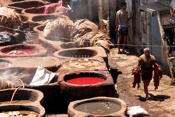 Fes - Chouara tanneries