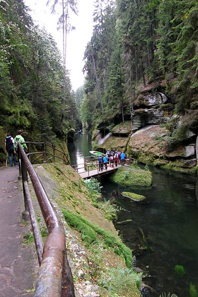Bohemian Switzerland: Kamenice river