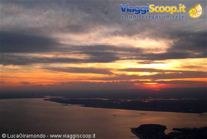 Sunset over the Hudson River