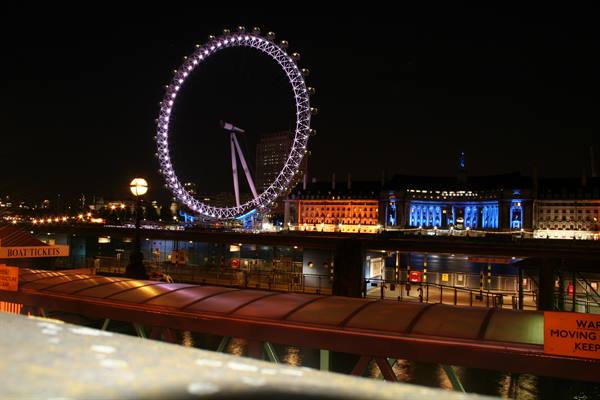 london eye by night