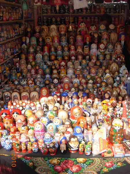Moscow - matryoshka dolls!