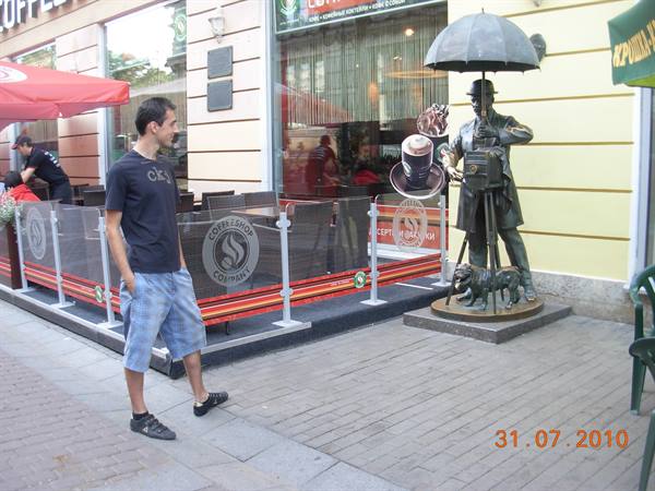 St Petersburg - posing before leaving!