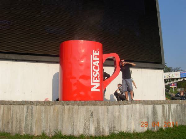 a cup of coffee, that's just what's needed!