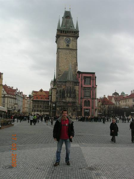 Prague - old town hall with tower