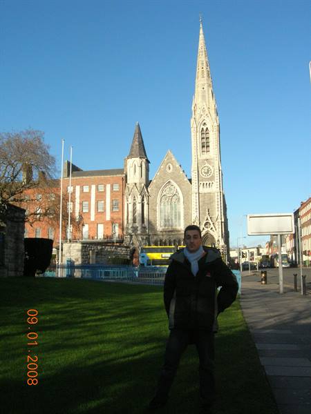 Dublin - church on O'Connelly street