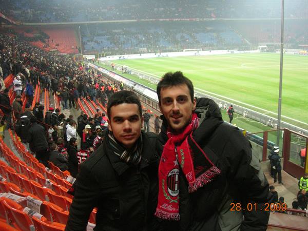 Milan - me and artu at San Siro