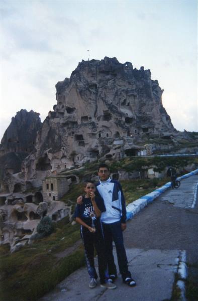 Uchisar - houses in the mountains