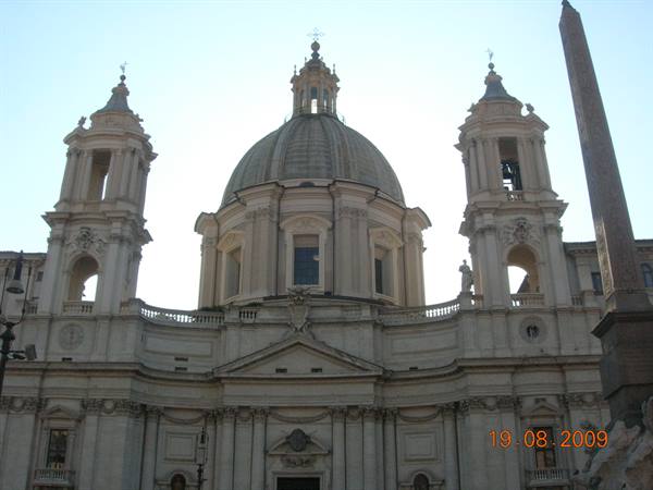 Rome - piazza Navona, church of Sant'Agnese