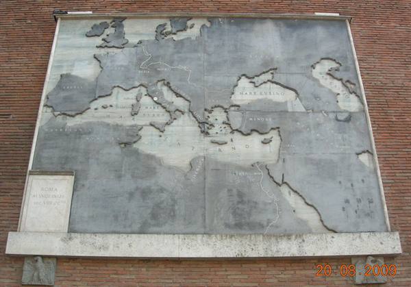 Rome - map of ancient Rome