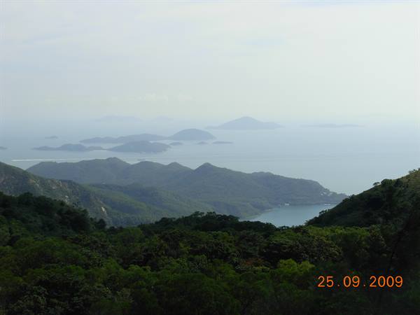 Hong Kong - panorama from Lantau island