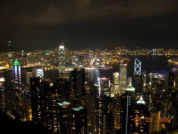 Hong Kong - night view from the Peak