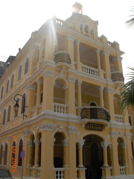 Macao - Portuguese-style building