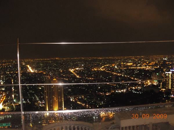 Bangkok - view from the 67th floor of the Sirocco bar