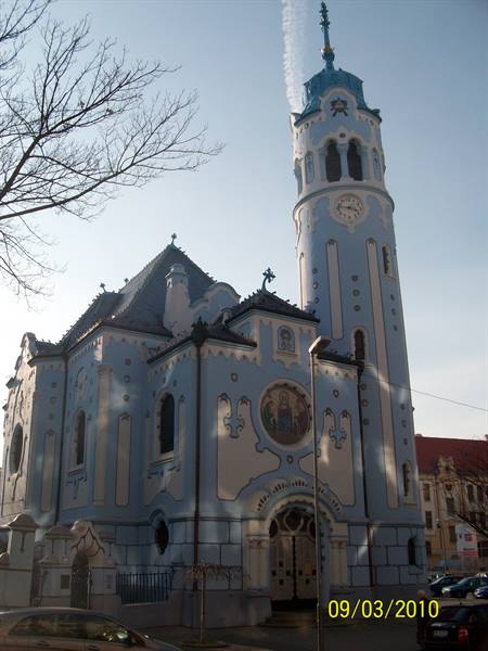 Bratislava - blue church